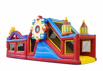 Achetez un parcours d'obstacles modulaire de 13,5 mètres de long avec des objets 3D appropriés pour les enfants. Commandez des parcours d'obstacles gonflables maintenant en ligne chez JB Gonflables France