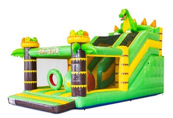 Acheter un grand château gonflable avec toboggan et obstacles chez JB Inflatables