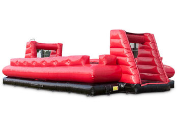 Achetez un match de football en direct avec un sol avec un système coulissant d'embarquement unique. Commandez le baby-foot gonflable maintenant en ligne chez JB Inflatables Pays-Bas