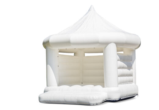 Achetez un château gonflable carrousel standard dans un thème de mariage pour les enfants. Commandez des châteaux gonflables en ligne chez JB Gonflables France