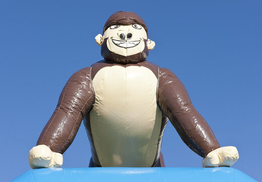 Grand château gonflable avec toit sur le thème de la jungle à acheter pour les enfants. Commandez des châteaux gonflables en ligne chez JB Gonflables France