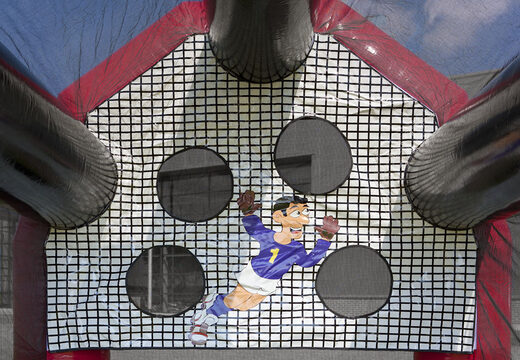 Speed ​​​​shooter ou acheter un jeu de football gonflable "Fat Bertha". Commandez maintenant en ligne un jeu de tir de football de vitesse gonflable chez JB Gonflables France