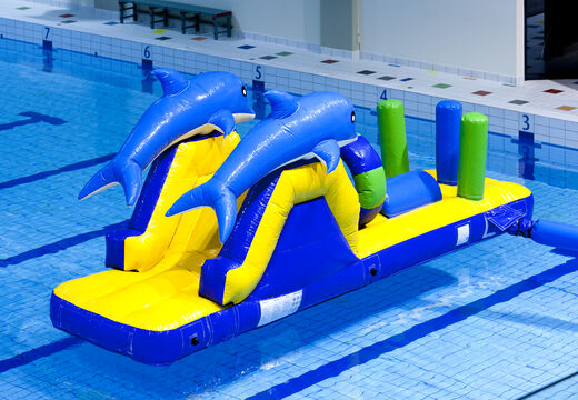 Achetez un toboggan gonflable Dolphin Run avec des objets amusants pour petits et grands. Commandez des attractions aquatiques gonflables maintenant en ligne chez JB Gonflables France