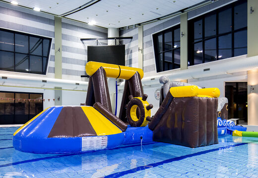 Achetez une île de jeu de pirate gonflable hermétique avec une vigne, une tour d'escalade, un toboggan rond et des obstacles pour petits et grands. Commandez des jeux de piscine gonflables maintenant en ligne chez JB Gonflables France