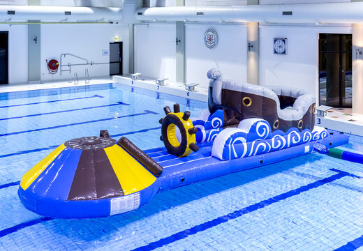 Commandez un toboggan gonflable hermétique unique sur le thème des pirates pour petits et grands. Achetez des jeux de piscine gonflables maintenant en ligne chez JB Gonflables France
