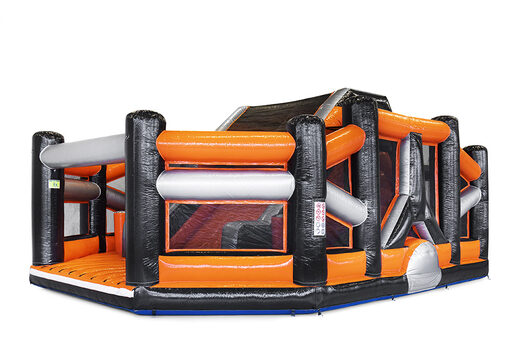 Achetez un cours d'assaut modulaire Dodge ou Slide gonflable de 40 pièces pour les enfants. Commandez des parcours d'obstacles gonflables en ligne maintenant chez JB Gonflables France