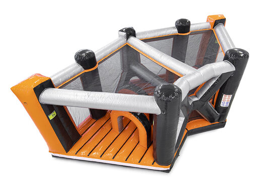 Méga parcours du combattant gonflable giga modulaire de 40 pièces pour enfants. Commandez des parcours d'obstacles gonflables en ligne maintenant chez JB Gonflables France