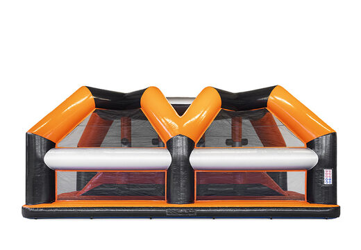 Commandez le parcours du combattant modulaire géant gonflable Edge Walker pour les enfants. Achetez des parcours d'obstacles gonflables en ligne maintenant chez JB Gonflables France