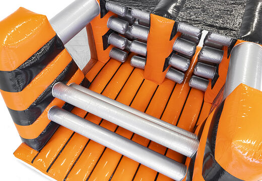 Commandez le parcours d'obstacles Giga dans le thème Gate Dodger pour les enfants. Achetez des parcours d'obstacles gonflables en ligne maintenant chez JB Gonflables France