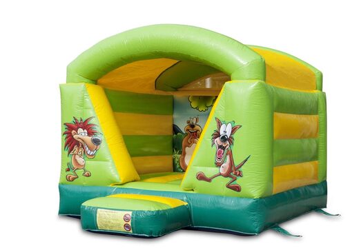 Petits châteaux gonflables sur le thème de la jungle avec toit pour enfants à vendre. Achetez des châteaux gonflables en ligne chez JB Gonflables France