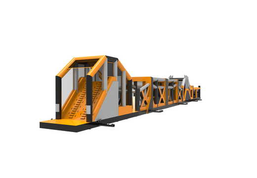 Adventure Run Parcours d'obstacles de 48,5 mètres de long pour les enfants. Commandez des parcours d'obstacles gonflables maintenant en ligne chez JB Gonflables France