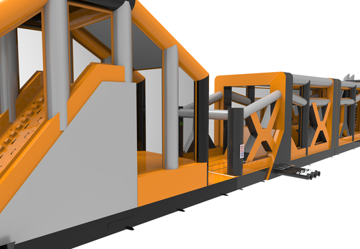 Parcours d'obstacles gonflable Giga Adventure Run de 48,5 m de long pour les enfants. Commandez des parcours d'obstacles gonflables maintenant en ligne chez JB Gonflables France