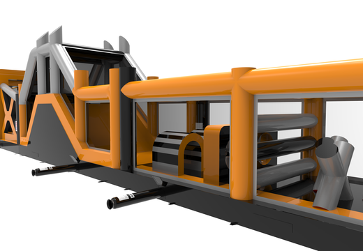 Parcours d'obstacles gonflable Giga Adventure Run de 48,5 m de long pour les enfants. Commandez des parcours d'obstacles gonflables maintenant en ligne chez JB Gonflables France