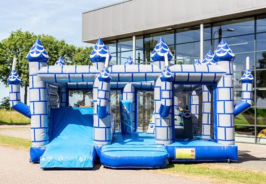 Achetez un château gonflable XXL sur le thème du château avec un toboggan pour les enfants. Achetez des super châteaux gonflables en ligne chez JB Gonflables France