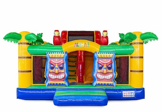 Commandez Slidebox Hawaï super châteaux gonflables avec toboggan pour enfants. Achetez des château gonflable XXL en ligne chez JB Gonflables France