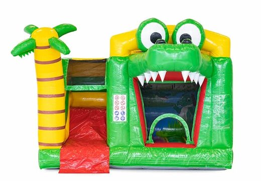 Commandez un château gonflable en crocodile multifonctionnel avec des baignoires connectables chez JB Gonflables France. Achetez des châteaux gonflables en ligne chez JB Gonflables France