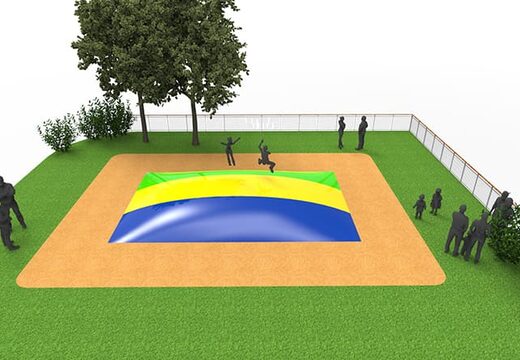 Obtenez votre airmountain gonflable vert-jaune-bleu en ligne. Achetez maintenant des airmountains gonflables chez JB Gonflables France
