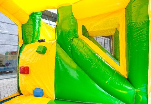 Château Multiplay Happy jungle avec toboggan pour enfants. Achetez des petit château gonflable avec toboggan en ligne chez JB Gonflables France