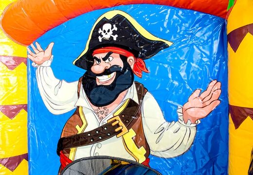 Acheter Jumpy Happy Pirate mini château avec toboggan pour enfants. Commandez des petit château gonflable avec toboggan en ligne chez JB Gonflables France