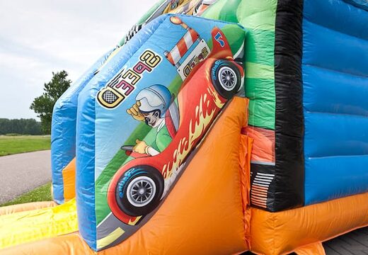 Commandez la château gonflable Maxi multifun car pour enfants chez JB Gonflables France. Achetez des châteaux gonflables en ligne chez JB Gonflables France