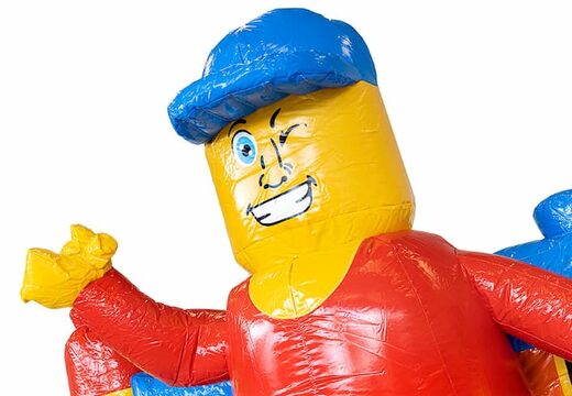 Mini château gonflable sur le thème des superblocs avec toboggan en vente chez JB Inflatables. Achetez des petit château gonflable avec toboggan pour enfants chez JB Gonflables France