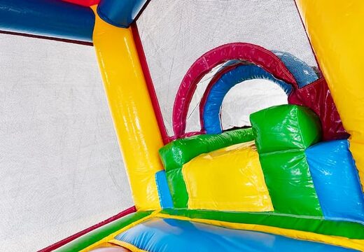 Achetez un mini château gonflable multijoueur sur le thème des flamants roses avec toboggan pour les enfants. Commandez des petit château gonflable avec toboggan en ligne chez JB Gonflables France