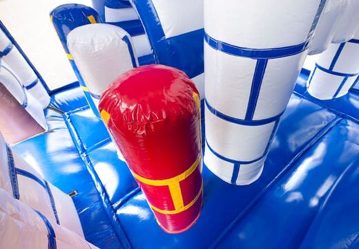 Châteaux gonflables multiplay de rebond de taille moyenne sur le thème du château pour les enfants. Commandez des toboggan châteaux gonflables en ligne chez JB Gonflables France