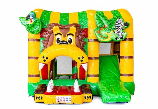 Commandez le château gonflable multiplay jungleworld pour les enfants. Achetez des petit château gonflable avec toboggan en ligne chez JB Gonflables France