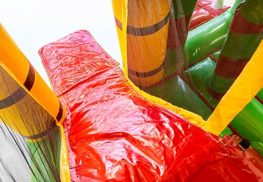 Commander multiplay L château Crocodile avec toboggan pour enfant. Achetez des mini multiplay en ligne chez JB Gonflables France