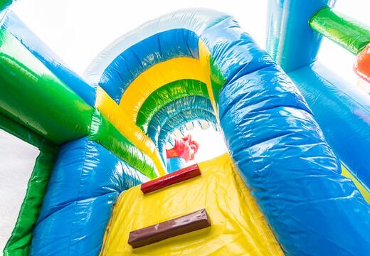 Châteaux gonflables multiplay du monde marin avec un toboggan, des objets amusants sur la surface de saut et des objets 3D saisissants pour les enfants. Achetez des toboggan châteaux gonflables en ligne chez JB Gonflables France