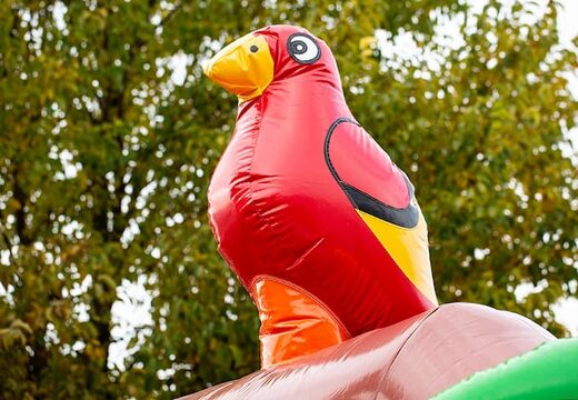 Château gonflable toboggan combo sur le thème des pirates à vendre chez JB Gonflables France. Acheter des transats château gonflable avec toboggan pour enfants