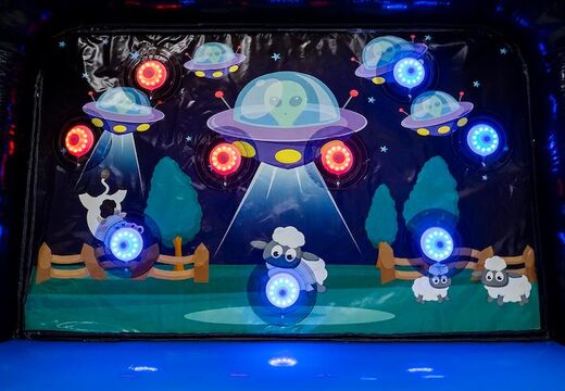 mini galerie de tir jeu ips commande de feuille de fond extraterrestre amovible