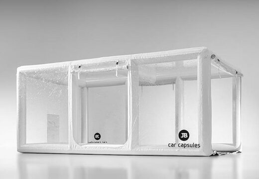 acheter une capsule de voiture gonflable Showcase pour utiliser un véhicule en blanc