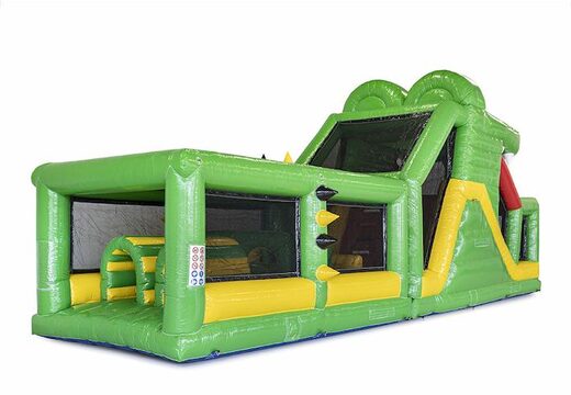 Parcours d'obstacles gonflable crocodile avec objets 3D assortis pour les enfants. Achetez des parcours d'obstacles gonflables en ligne maintenant chez JB Gonflables France