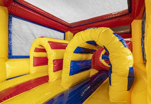 Commandez un parcours d'obstacles standard modulaire de 13,5 mètres de long avec des objets 3D appropriés pour les enfants. Achetez des parcours d'obstacles gonflables en ligne maintenant chez JB Gonflables France