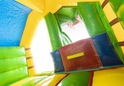 Acheter château gonflable gonflable avec toboggan en forme de crocodile pour enfant