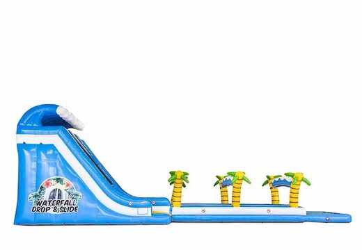Acheter un grand toboggan aquatique gonflable sur le thème de la cascade pour les enfants