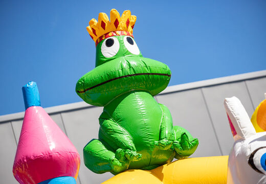 Multiplay Super coussin d'air gonflable avec des objets licornes 3d dessus et beaucoup de couleurs à vendre pour les enfants