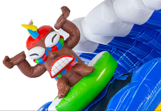 Toboggan aquatique gonflable Waterslide D22 Hawaii à thème tropical à vendre