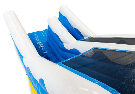 Commandez en ligne un toboggan 4 en 1 sur le thème du canard en caoutchouc pour vos enfants. Achetez des toboggans gonflables maintenant en ligne chez JB Gonflables France