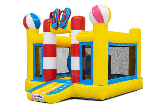 Obtenez en ligne un canard en caoutchouc 4 en 1 pour vos enfants, commandez des toboggans gonflables maintenant en ligne chez JB Gonflables France