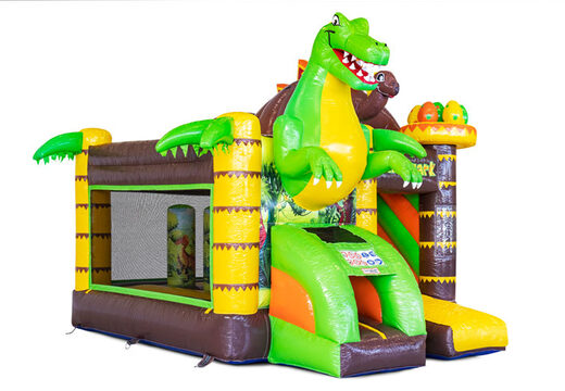 Château gonflable gonflable Mini Multiplay sur le thème Dino en vente chez JB Inflatables. Commandez des jeux gonflables chez JB Gonflables France