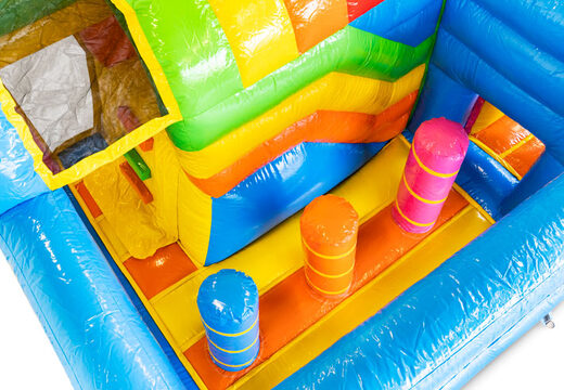 Achetez le château gonflable gonflable Mini Multiplay Licorne pour vos enfants. Commandez des jeux gonflables chez JB Gonflables France