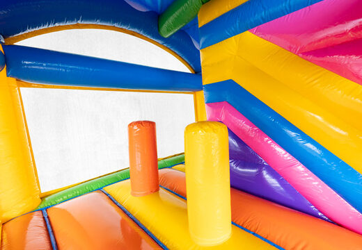 Fête d'été de château gonflable multi-boîtes gonflable à vendre