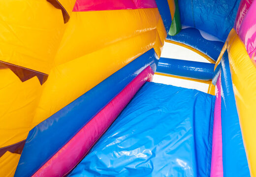 Fête d'été de château gonflable multi-boîtes gonflable couverte à vendre