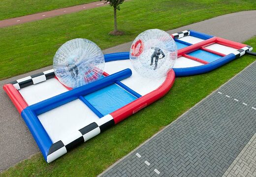 Piste de course en ballons gonflables