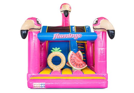 Acheter château gonflable Multi Slide Flamingo chez JB Inflatables