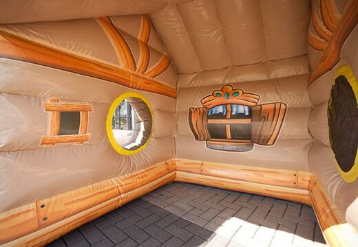 Jeu de château gonflable western