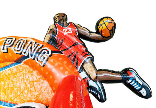 Achetez un jeu sur le thème du basketteur aux couleurs vives chez JB Inflatables