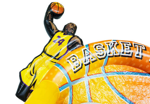 Achetez un jeu gonflable de basket-ball aux couleurs vives chez JB Inflatables